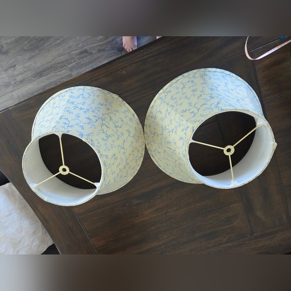 French Country or Costal Lampshade Set of 2 - Picture 4 of 13